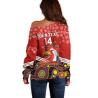 custom-roosters-rugby-christmas-off-shoulder-sweater-merry-xmas-2023-mix-aboriginal-art
