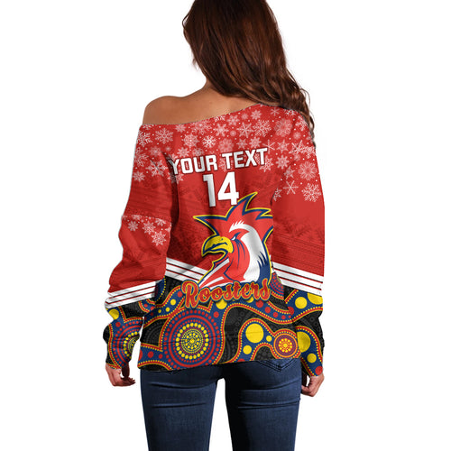custom-roosters-rugby-christmas-off-shoulder-sweater-merry-xmas-2023-mix-aboriginal-art