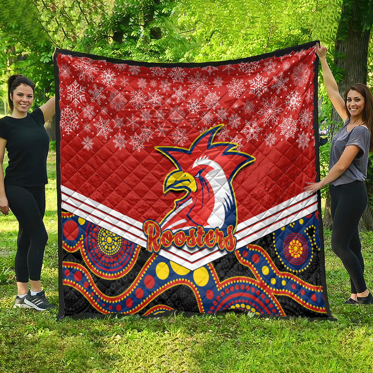 custom-roosters-rugby-christmas-quilt-merry-xmas-2023-mix-aboriginal-art