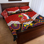 custom-roosters-rugby-christmas-quilt-bed-set-merry-xmas-2023-mix-aboriginal-art