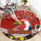 custom-roosters-rugby-christmas-round-carpet-merry-xmas-2023-mix-aboriginal-art
