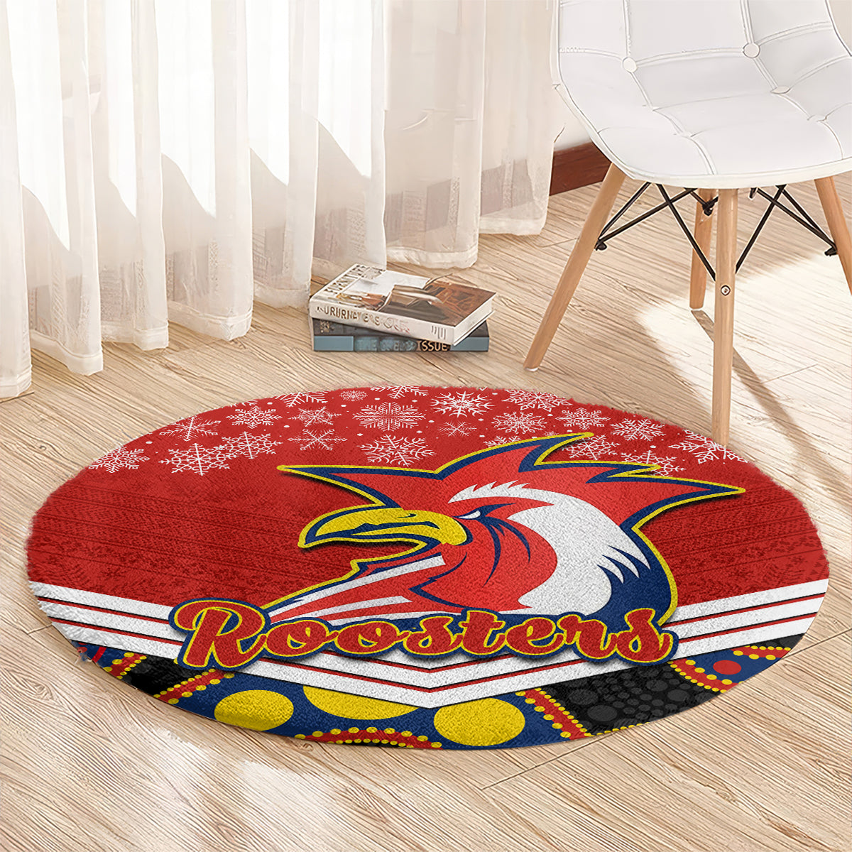custom-roosters-rugby-christmas-round-carpet-merry-xmas-2023-mix-aboriginal-art