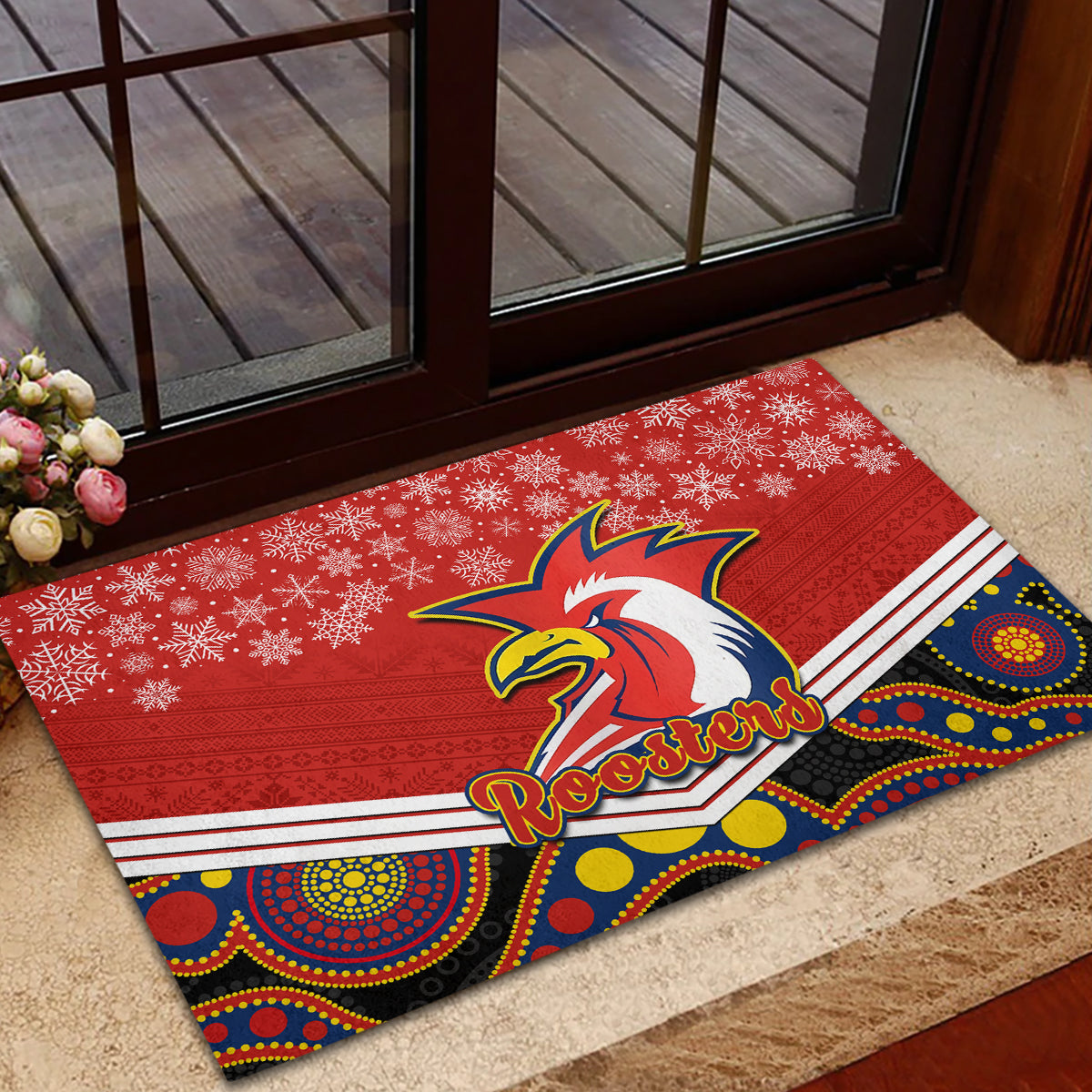 custom-roosters-rugby-christmas-rubber-doormat-merry-xmas-2023-mix-aboriginal-art
