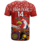 custom-roosters-rugby-christmas-t-shirt-merry-xmas-2023-mix-aboriginal-art