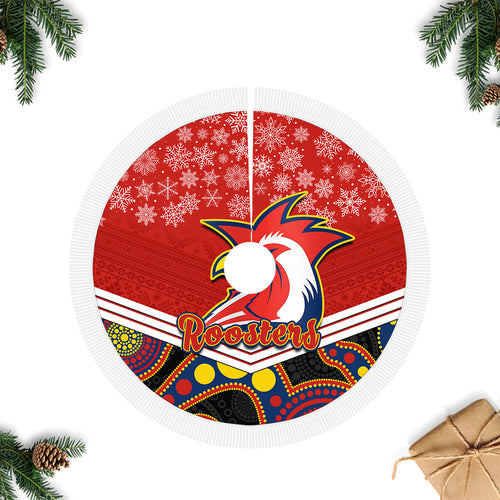 roosters-rugby-christmas-tree-skirt-merry-xmas-2023-mix-aboriginal-art