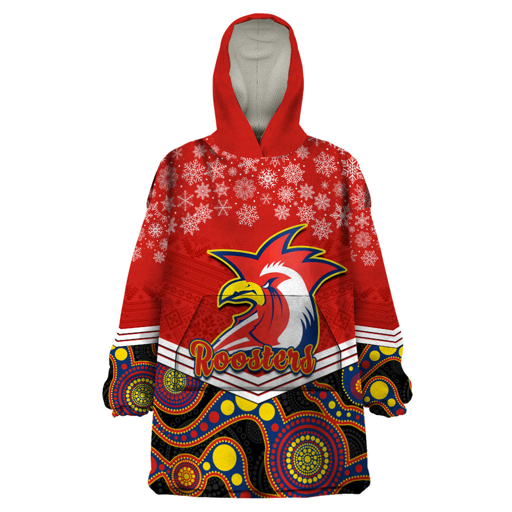 custom-roosters-rugby-christmas-wearable-blanket-hoodie-merry-xmas-2023-mix-aboriginal-art