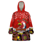 custom-roosters-rugby-christmas-wearable-blanket-hoodie-merry-xmas-2023-mix-aboriginal-art