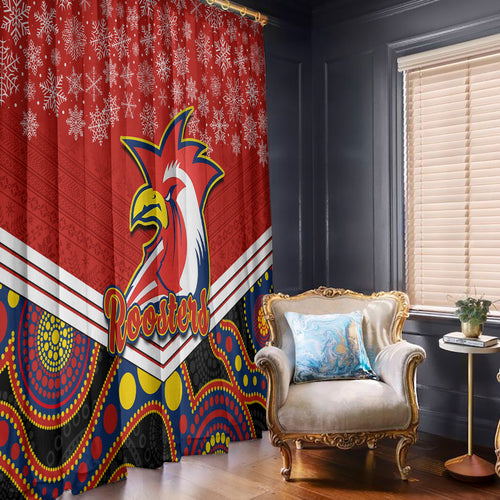 custom-roosters-rugby-christmas-window-curtain-merry-xmas-2023-mix-aboriginal-art