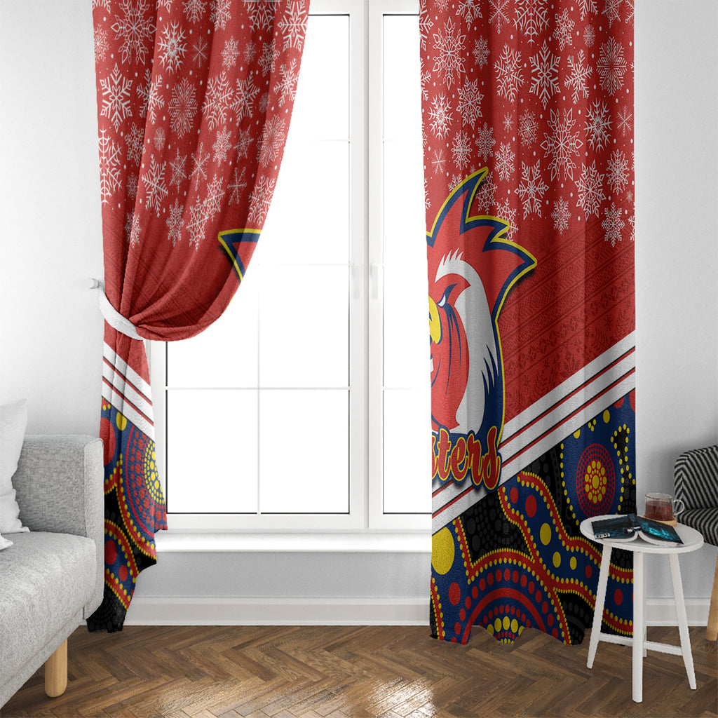 custom-roosters-rugby-christmas-window-curtain-merry-xmas-2023-mix-aboriginal-art