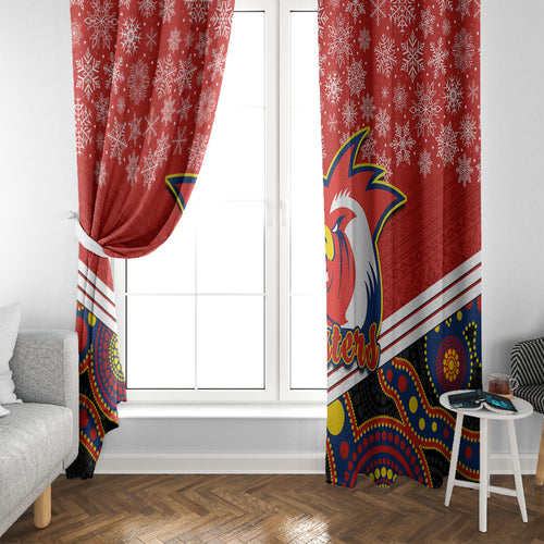 custom-roosters-rugby-christmas-window-curtain-merry-xmas-2023-mix-aboriginal-art