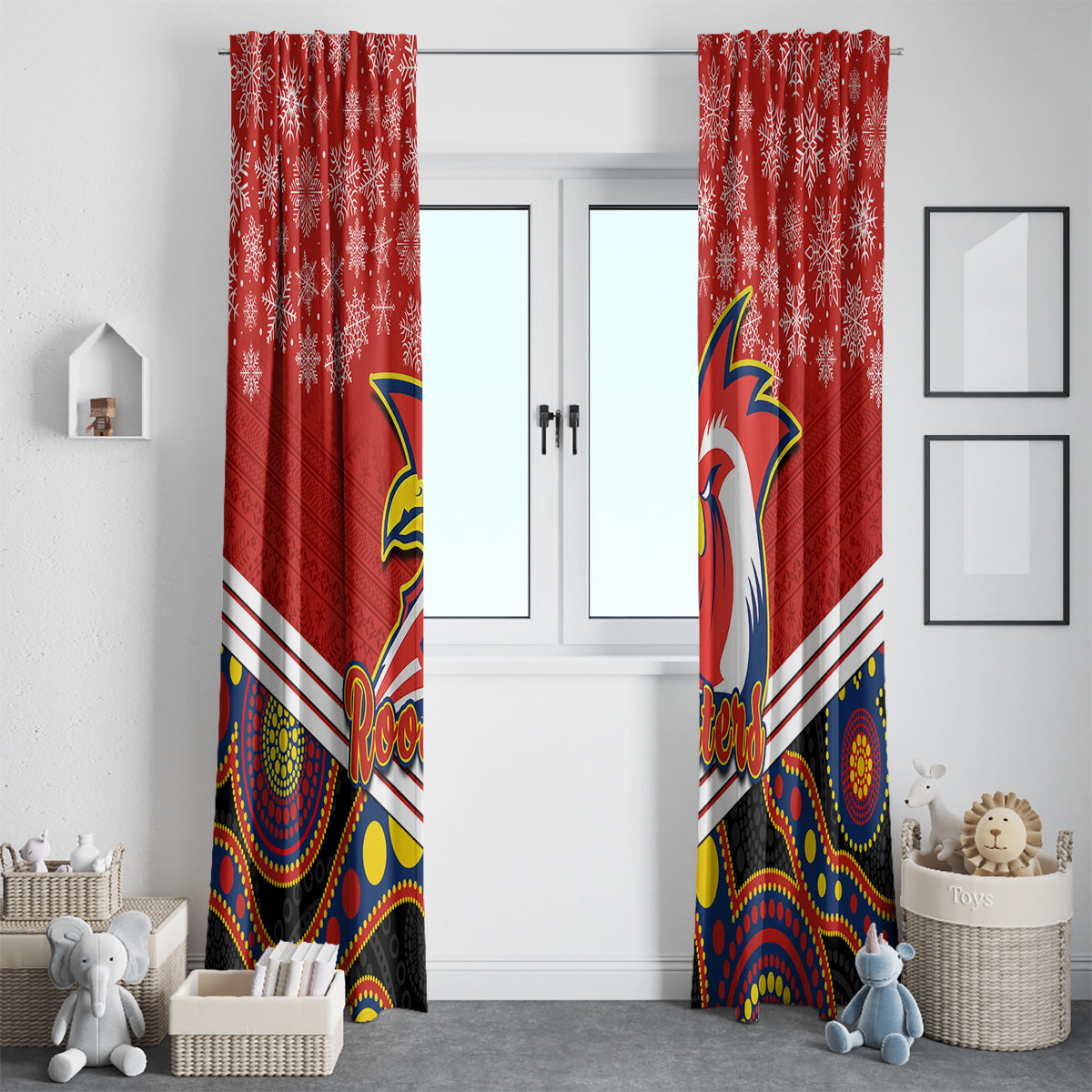 custom-roosters-rugby-christmas-window-curtain-merry-xmas-2023-mix-aboriginal-art