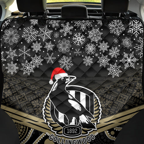 custom-collingwood-football-christmas-back-car-seat-cover-merry-xmas-2023-mix-aboriginal-art