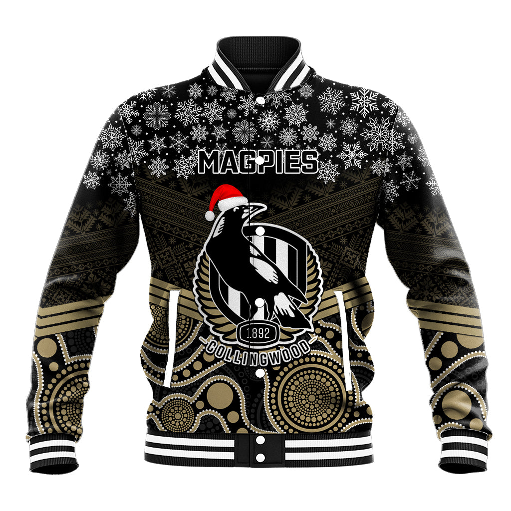 custom-collingwood-football-christmas-baseball-jacket-merry-xmas-2023-mix-aboriginal-art