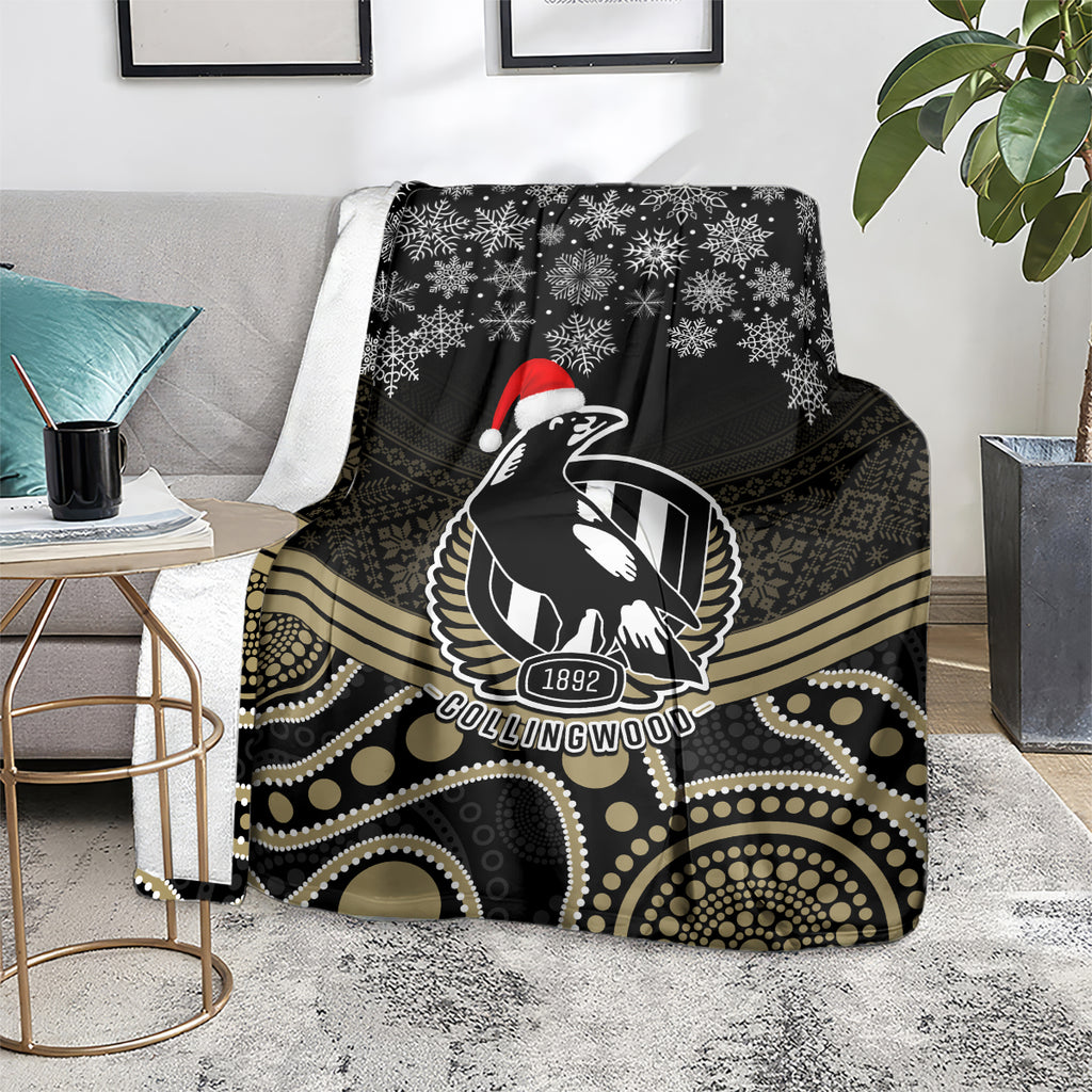 custom-collingwood-football-christmas-blanket-merry-xmas-2023-mix-aboriginal-art