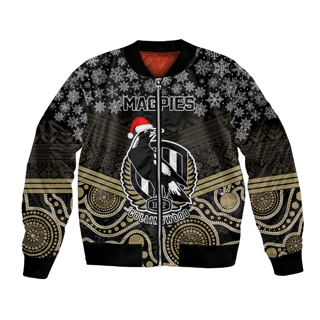custom-collingwood-football-christmas-bomber-jacket-merry-xmas-2023-mix-aboriginal-art