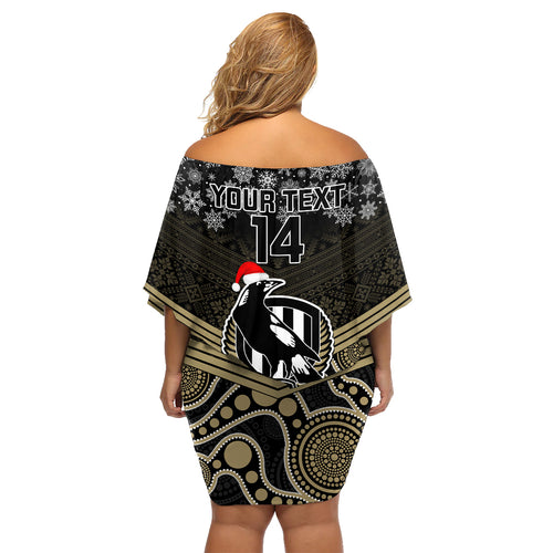 custom-collingwood-football-christmas-family-matching-off-shoulder-short-dress-and-hawaiian-shirt-merry-xmas-2023-mix-aboriginal-art