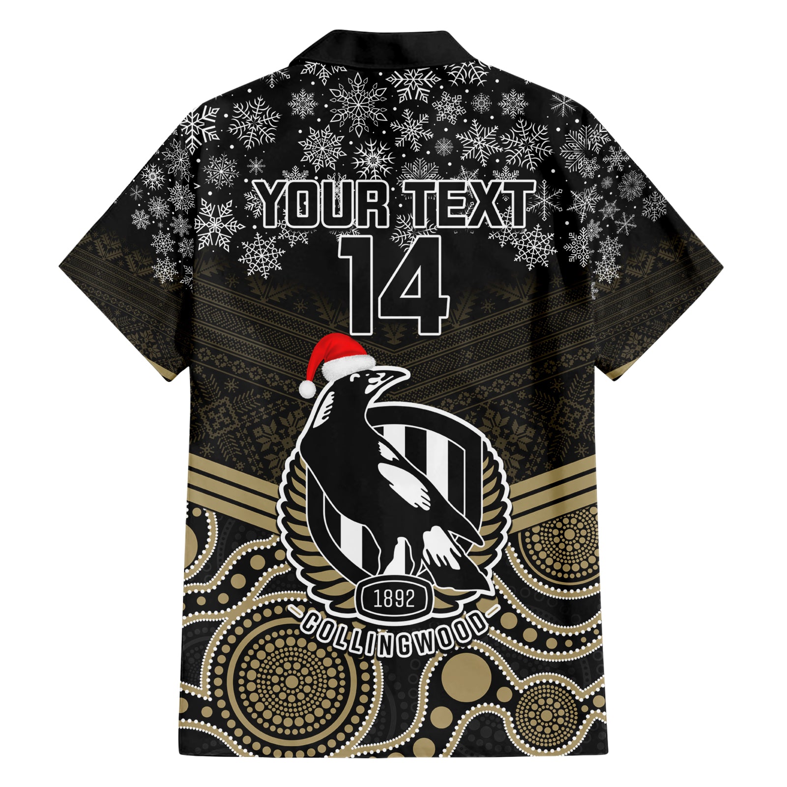 custom-collingwood-football-christmas-hawaiian-shirt-merry-xmas-2023-mix-aboriginal-art