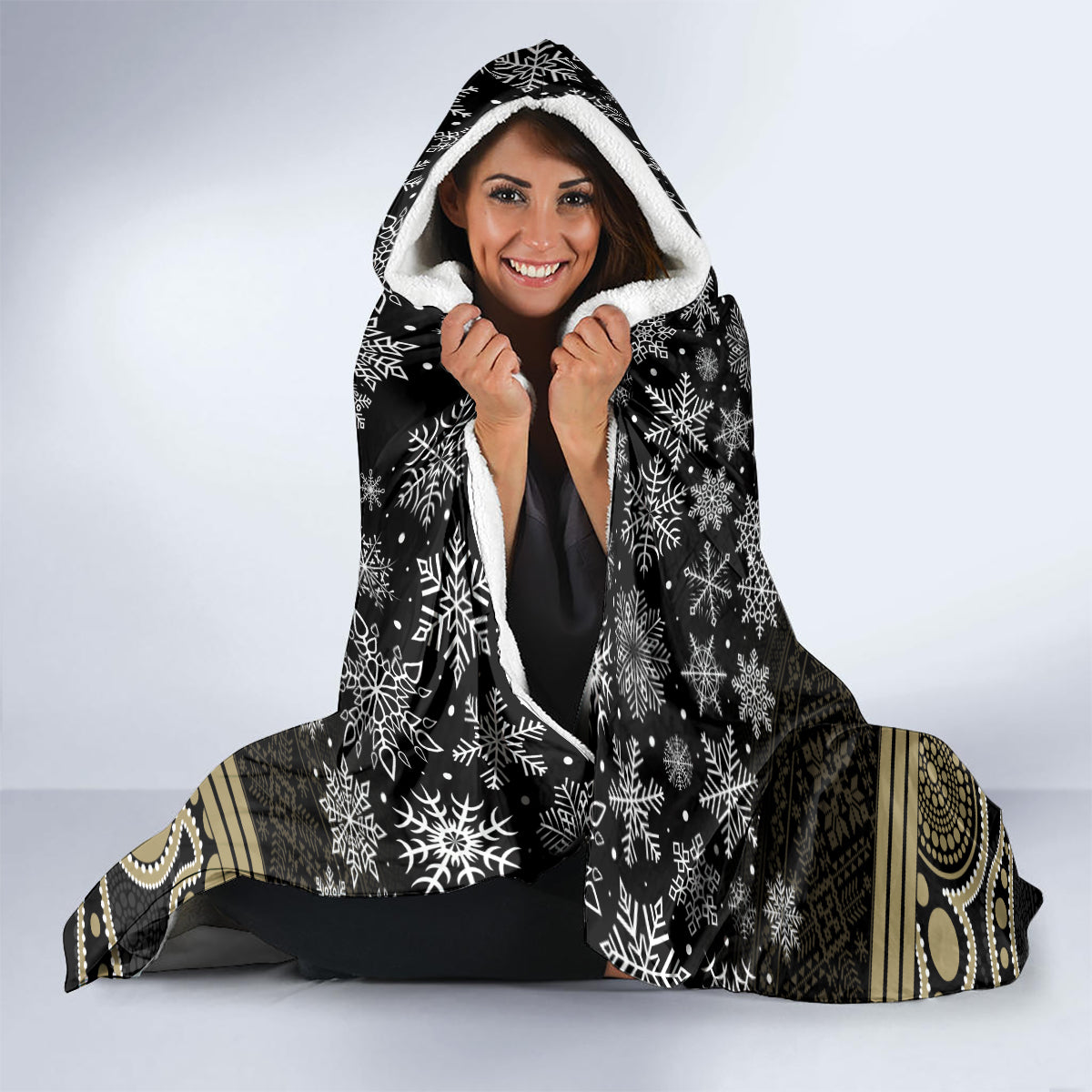 custom-collingwood-football-christmas-hooded-blanket-merry-xmas-2023-mix-aboriginal-art