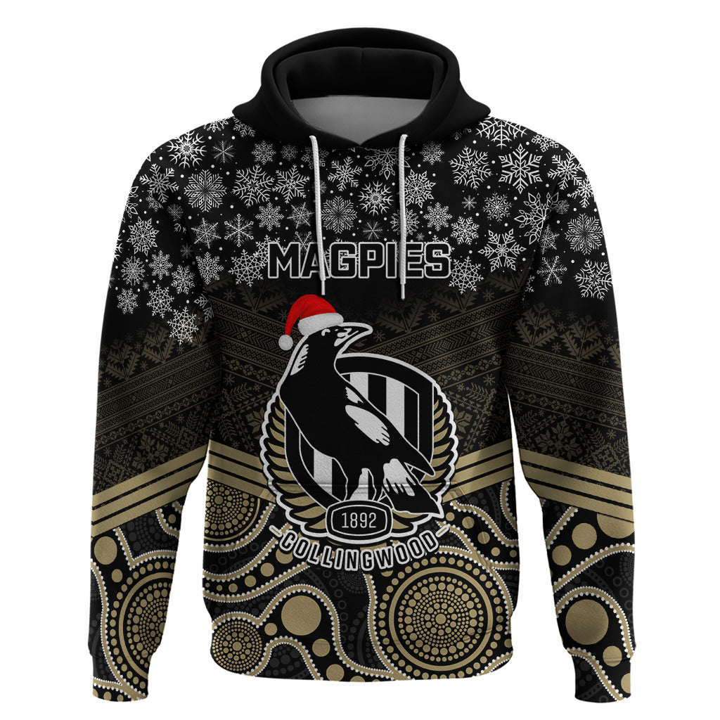 custom-collingwood-football-christmas-hoodie-merry-xmas-2023-mix-aboriginal-art