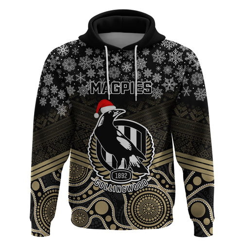 custom-collingwood-football-christmas-hoodie-merry-xmas-2023-mix-aboriginal-art