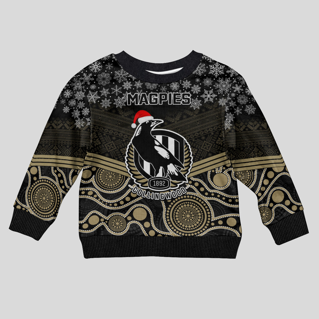 custom-collingwood-football-christmas-kid-ugly-christmas-sweater-merry-xmas-2023-mix-aboriginal-art