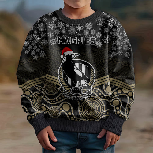 custom-collingwood-football-christmas-kid-ugly-christmas-sweater-merry-xmas-2023-mix-aboriginal-art
