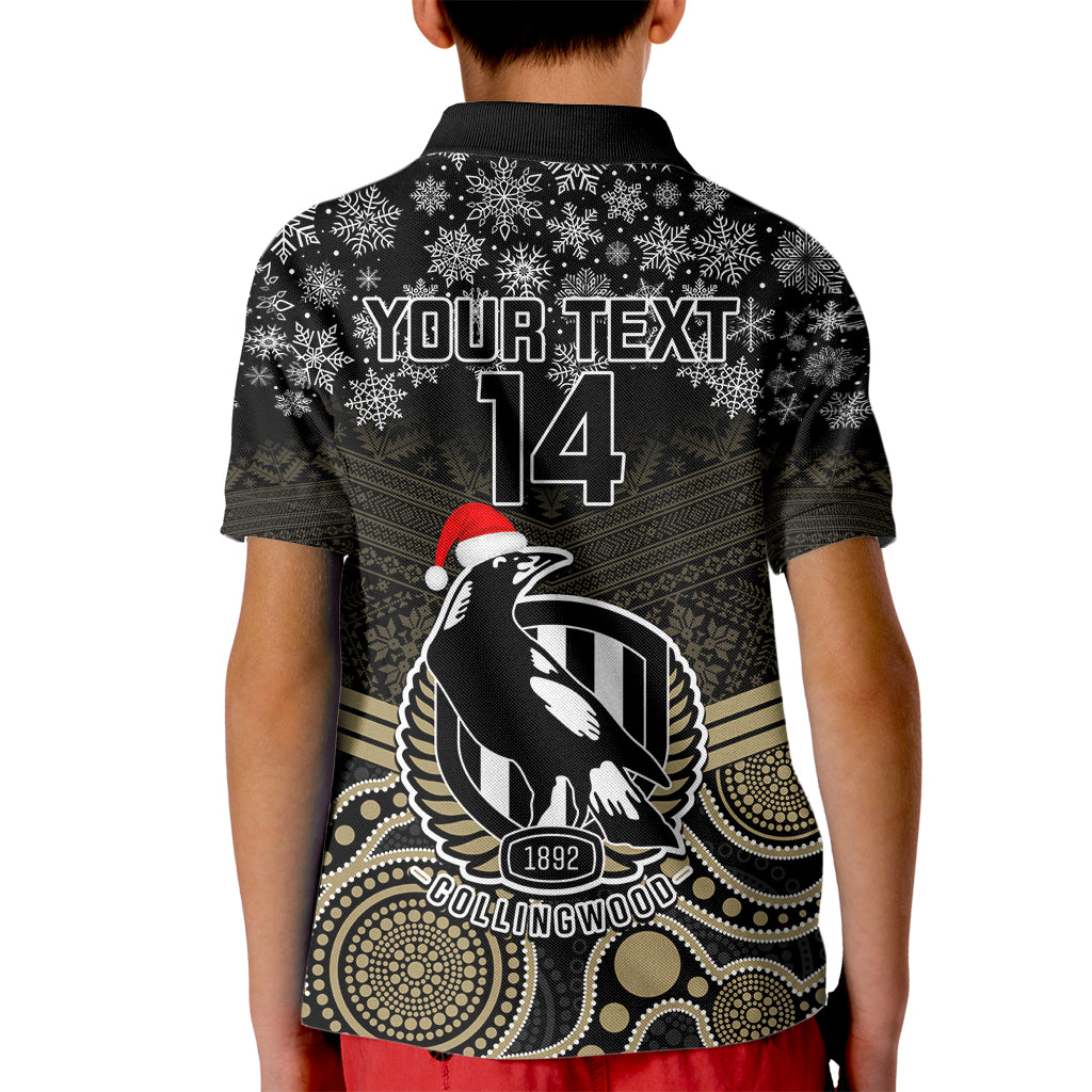 custom-collingwood-football-christmas-kid-polo-shirt-merry-xmas-2023-mix-aboriginal-art