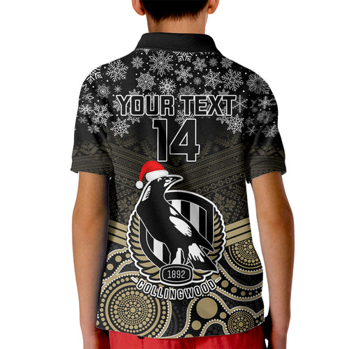 custom-collingwood-football-christmas-kid-polo-shirt-merry-xmas-2023-mix-aboriginal-art