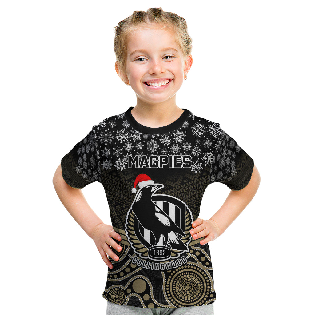custom-collingwood-football-christmas-kid-t-shirt-merry-xmas-2023-mix-aboriginal-art