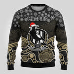 custom-collingwood-football-christmas-ugly-christmas-sweater-merry-xmas-2023-mix-aboriginal-art