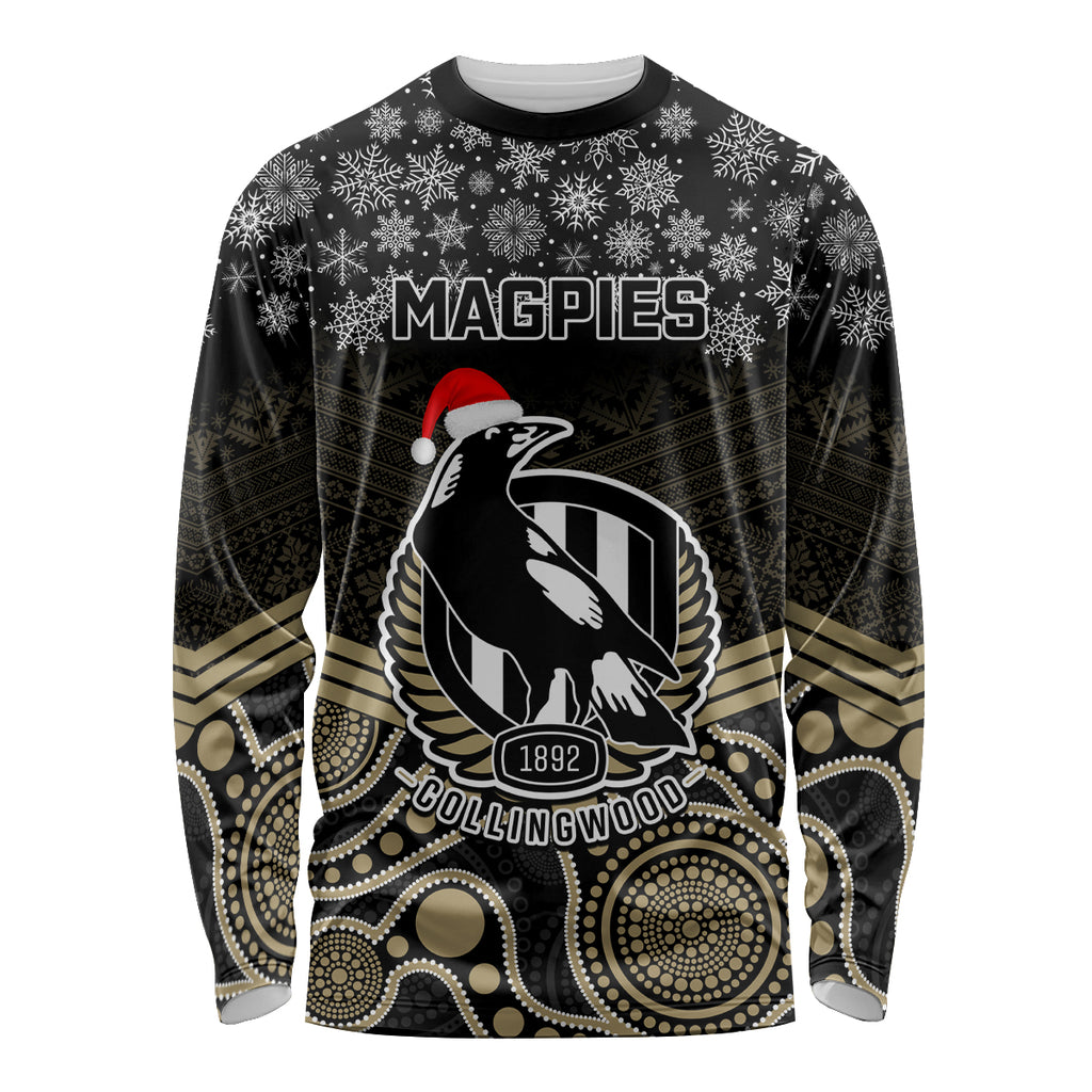 custom-collingwood-football-christmas-long-sleeve-shirt-merry-xmas-2023-mix-aboriginal-art