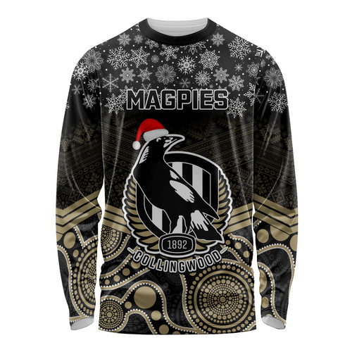custom-collingwood-football-christmas-long-sleeve-shirt-merry-xmas-2023-mix-aboriginal-art