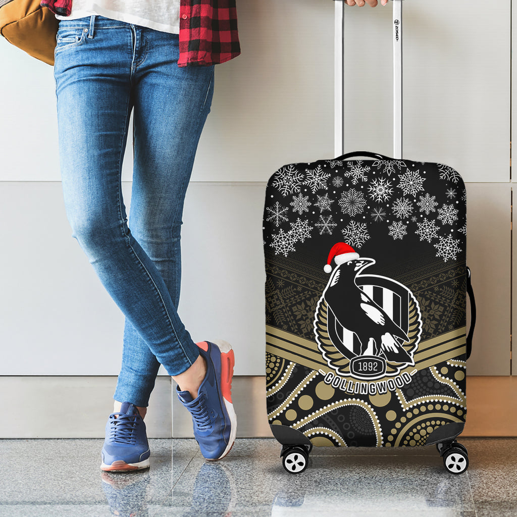 custom-collingwood-football-christmas-luggage-cover-merry-xmas-2023-mix-aboriginal-art