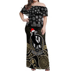 custom-collingwood-football-christmas-off-shoulder-maxi-dress-merry-xmas-2023-mix-aboriginal-art