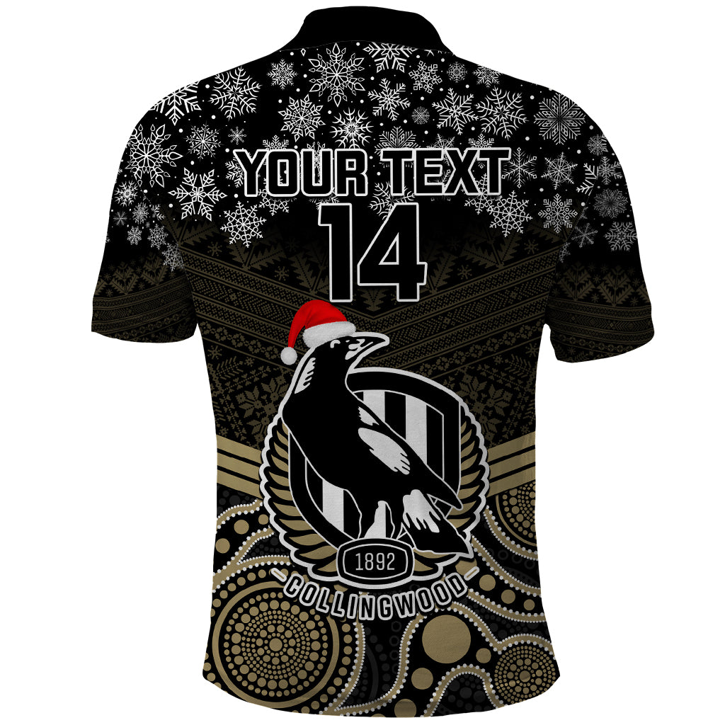custom-collingwood-football-christmas-polo-shirt-merry-xmas-2023-mix-aboriginal-art