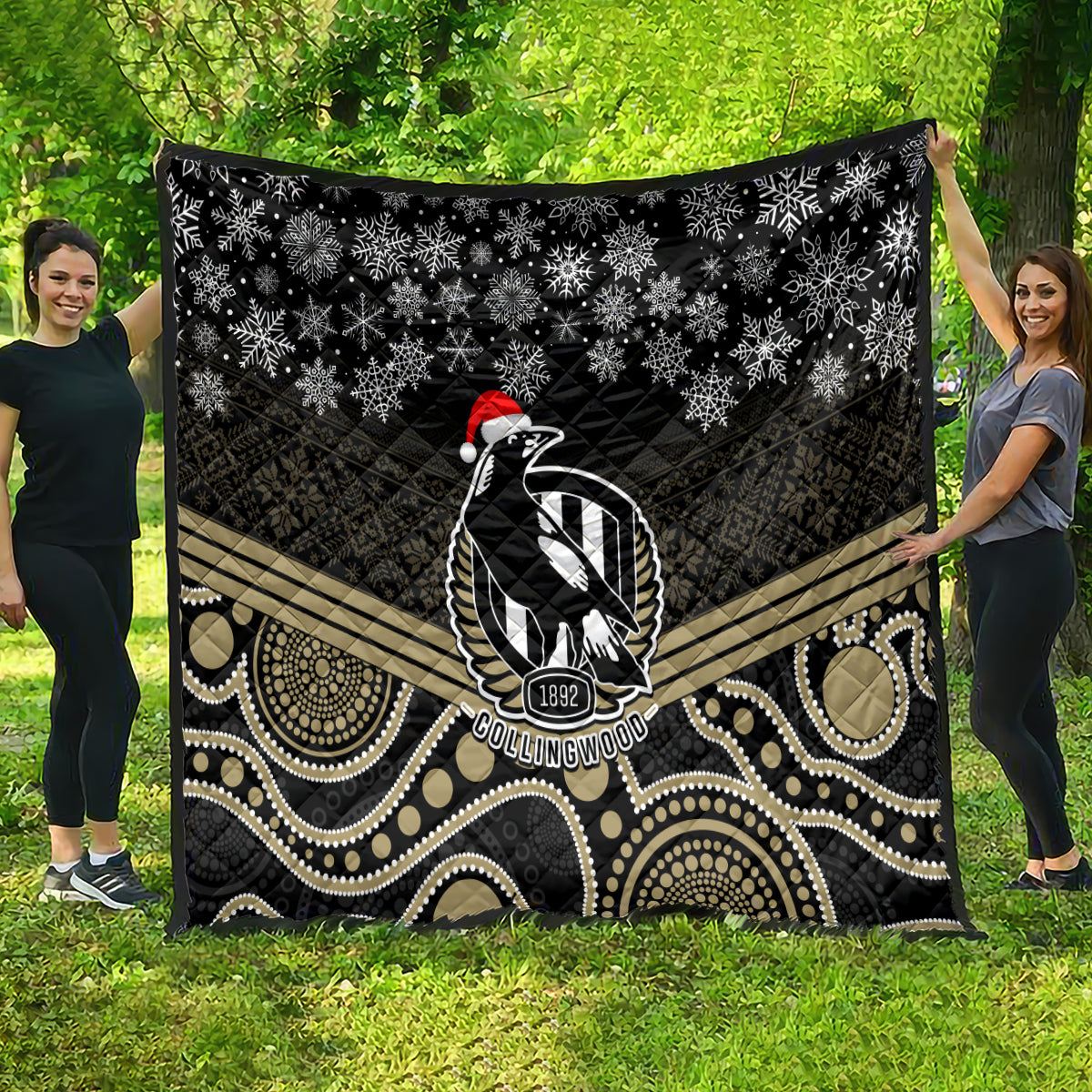 custom-collingwood-football-christmas-quilt-merry-xmas-2023-mix-aboriginal-art