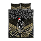 custom-collingwood-football-christmas-quilt-bed-set-merry-xmas-2023-mix-aboriginal-art