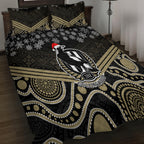 custom-collingwood-football-christmas-quilt-bed-set-merry-xmas-2023-mix-aboriginal-art