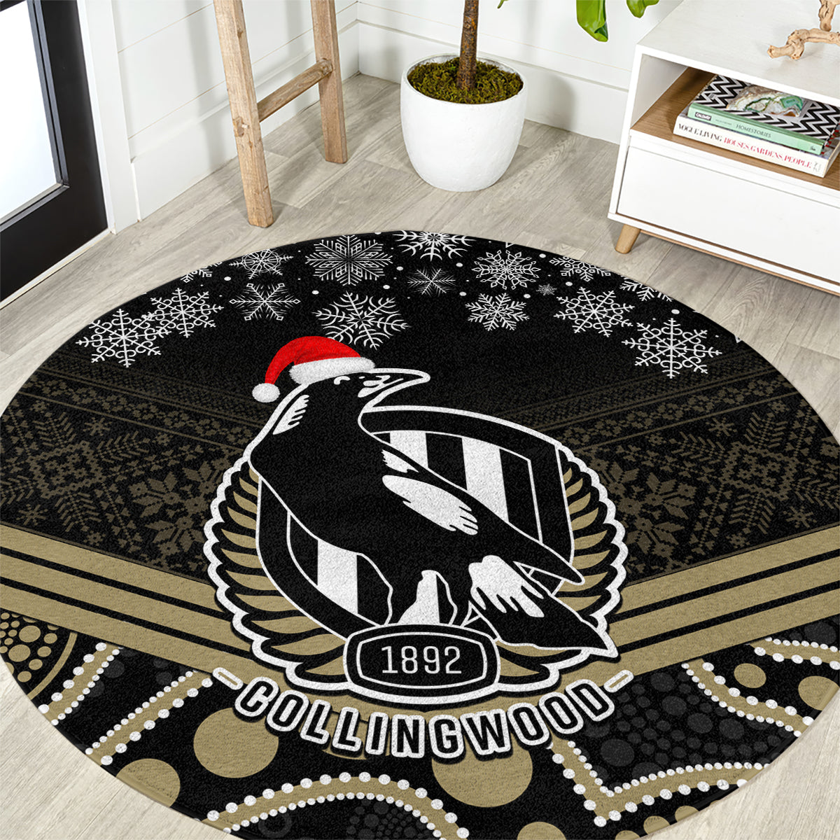 custom-collingwood-football-christmas-round-carpet-merry-xmas-2023-mix-aboriginal-art
