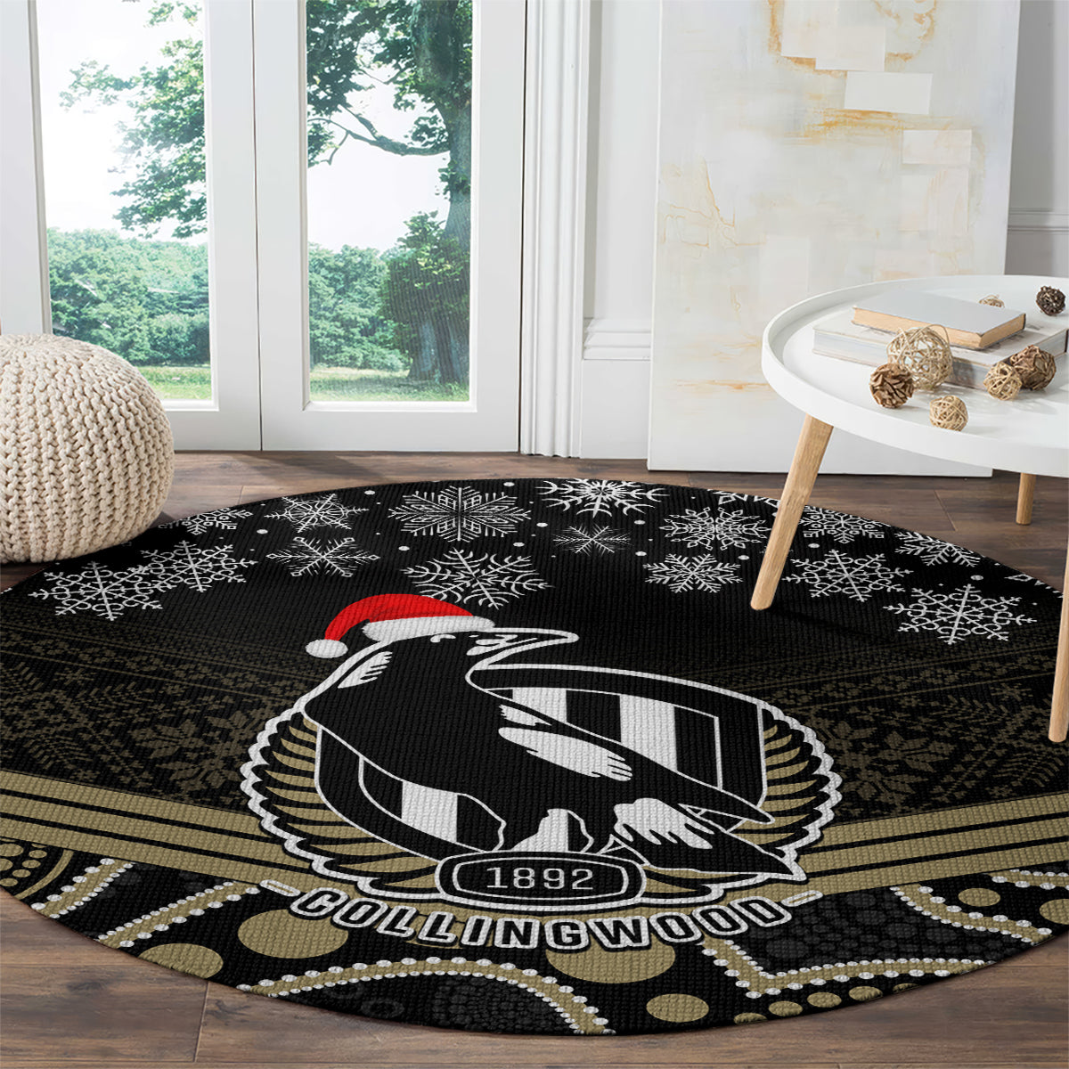 custom-collingwood-football-christmas-round-carpet-merry-xmas-2023-mix-aboriginal-art