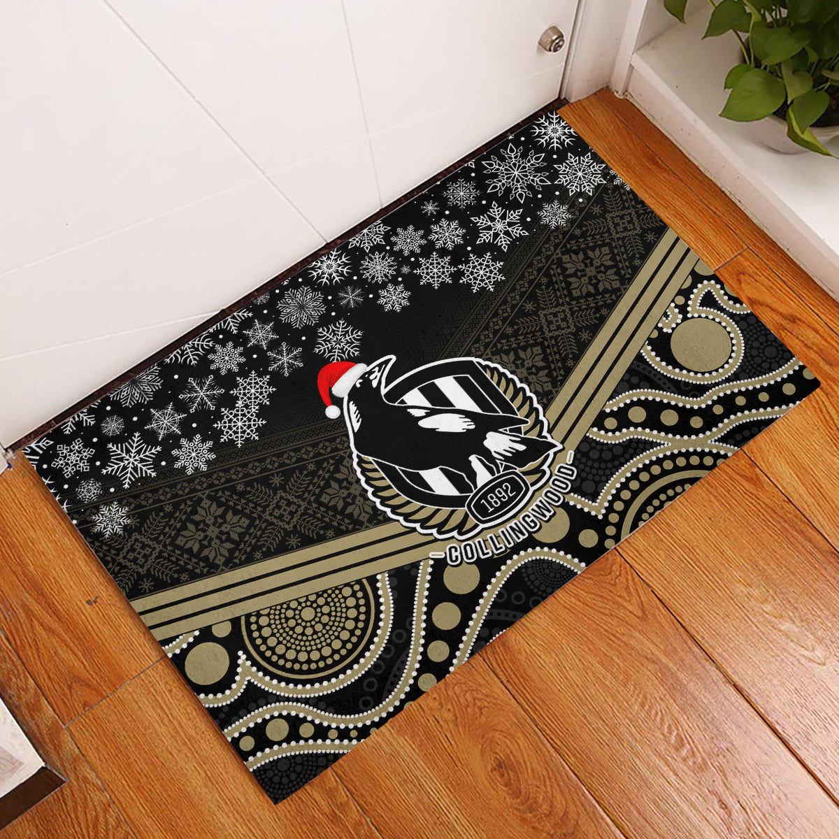 custom-collingwood-football-christmas-rubber-doormat-merry-xmas-2023-mix-aboriginal-art