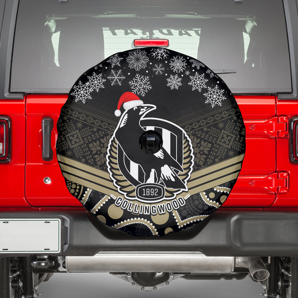 custom-collingwood-football-christmas-spare-tire-cover-merry-xmas-2023-mix-aboriginal-art