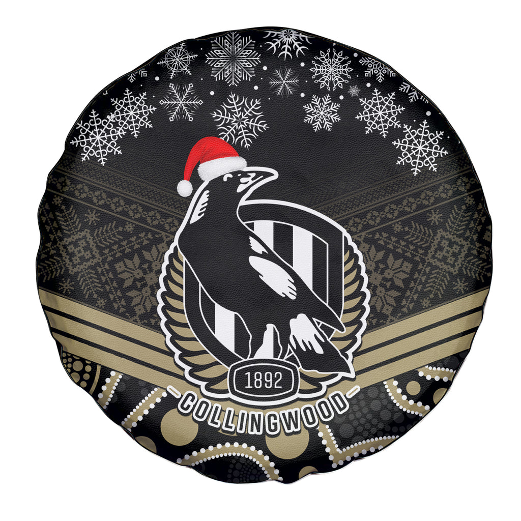 custom-collingwood-football-christmas-spare-tire-cover-merry-xmas-2023-mix-aboriginal-art