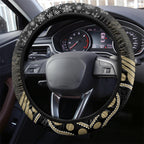 Collingwood Football Christmas Steering Wheel Cover Merry Xmas 2023 Mix Aboriginal Art