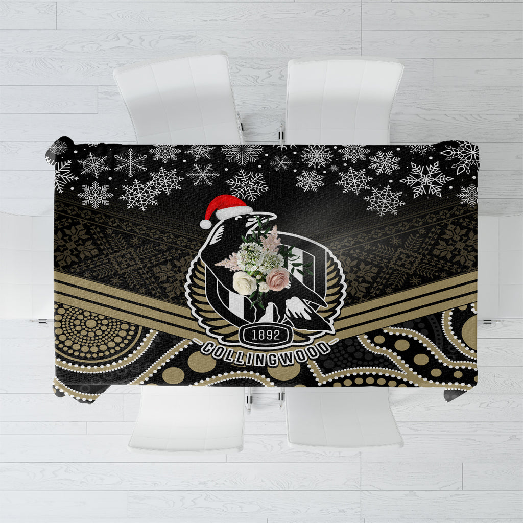 custom-collingwood-football-christmas-tablecloth-merry-xmas-2023-mix-aboriginal-art