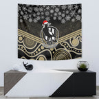 custom-collingwood-football-christmas-tapestry-merry-xmas-2023-mix-aboriginal-art