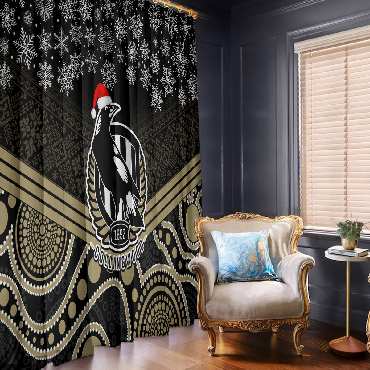 custom-collingwood-football-christmas-window-curtain-merry-xmas-2023-mix-aboriginal-art