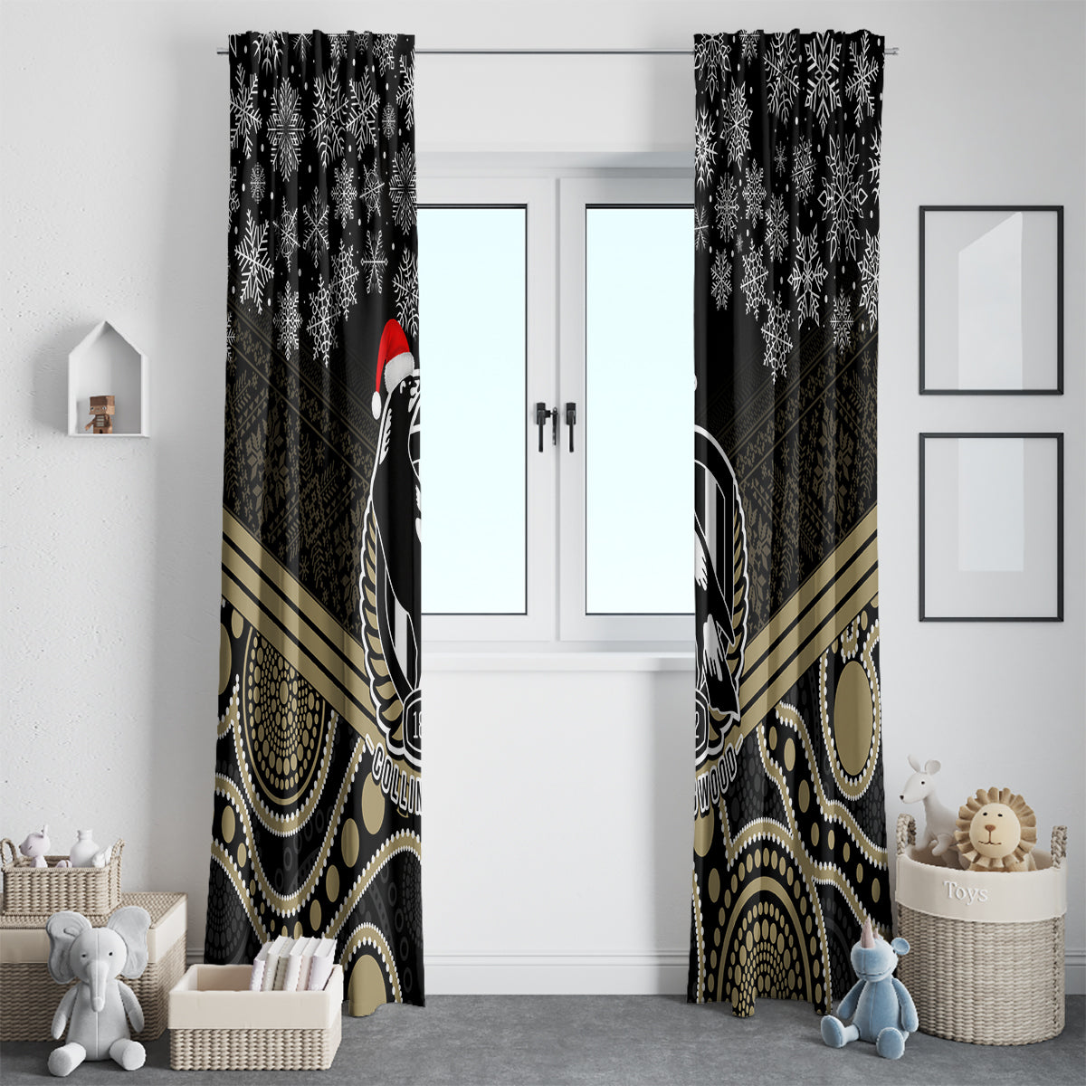 custom-collingwood-football-christmas-window-curtain-merry-xmas-2023-mix-aboriginal-art