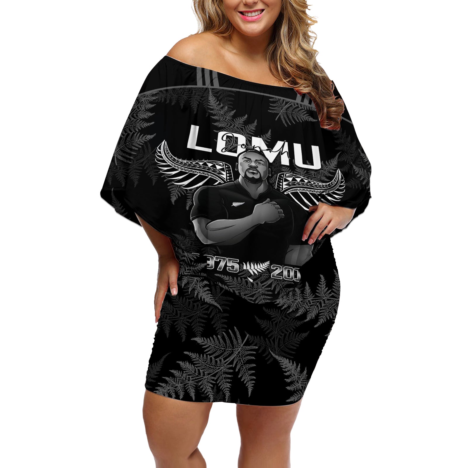 new-zealand-silver-fern-rugby-off-shoulder-short-dress-aotearoa-godfather-proud-gone-but-never-forgotten