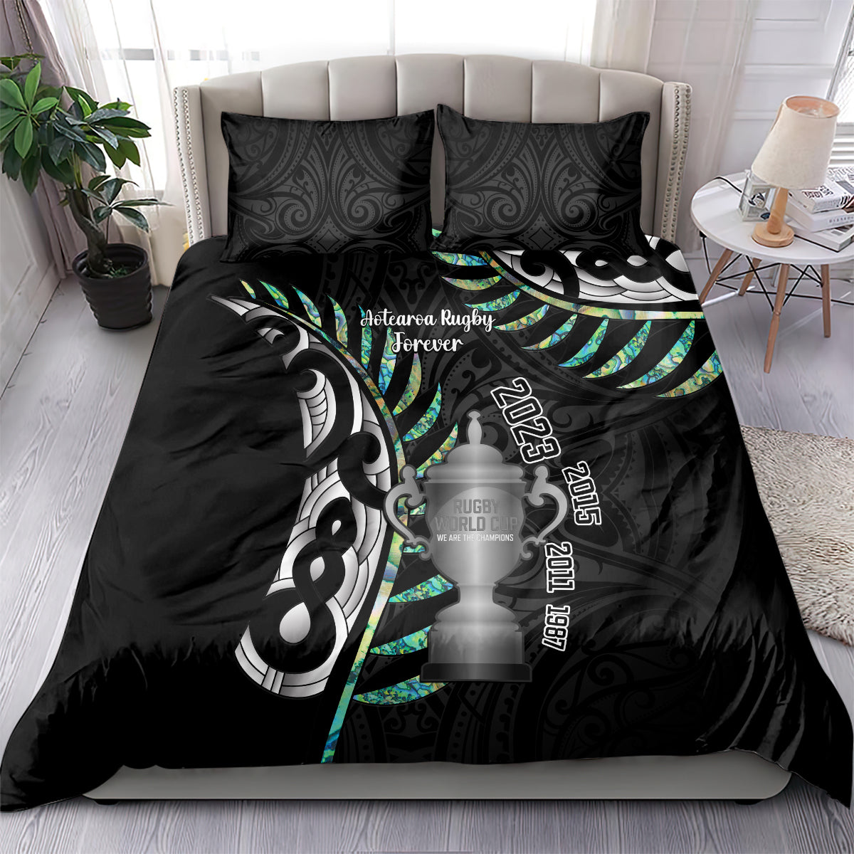 personalised-new-zealand-silver-fern-rugby-bedding-set-paua-shell-with-champions-trophy-history-nz-forever